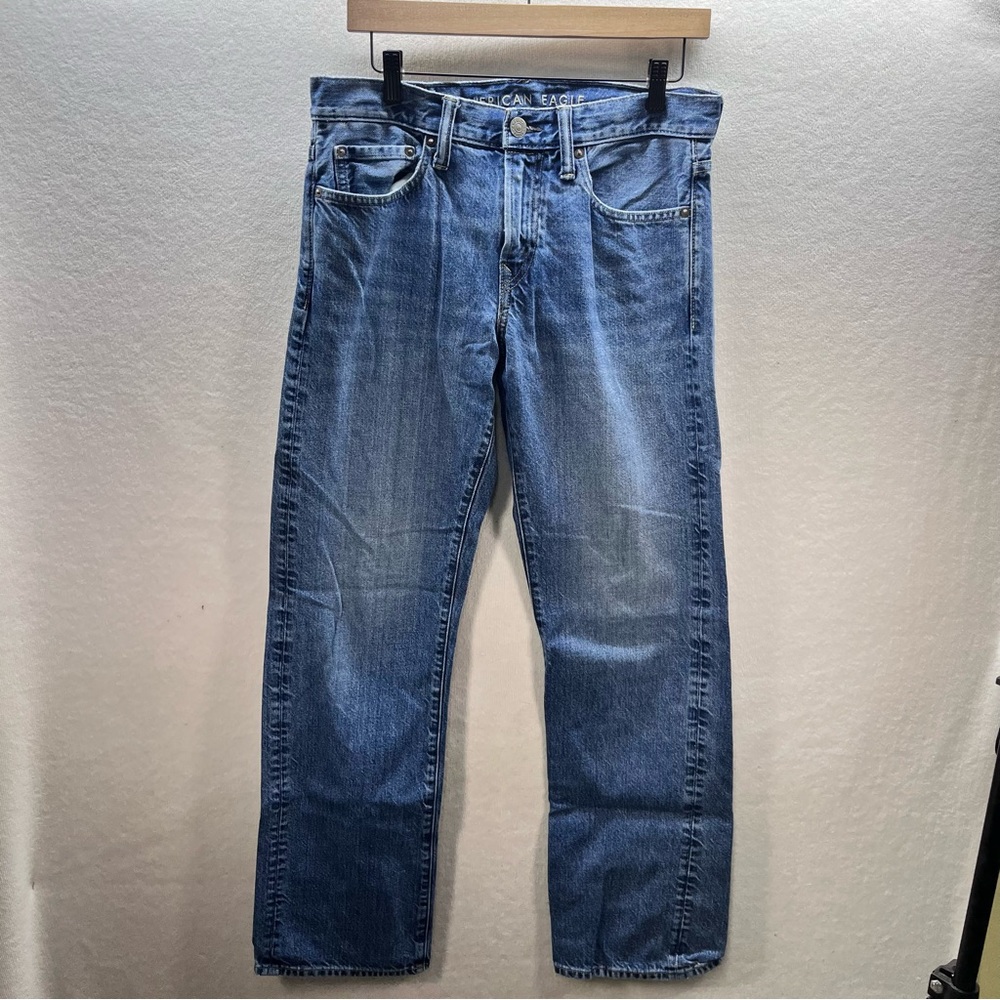 American Eagle Classic Bootcut Jeans Mens 29/34 Blue Denim‎ Stretch 3004